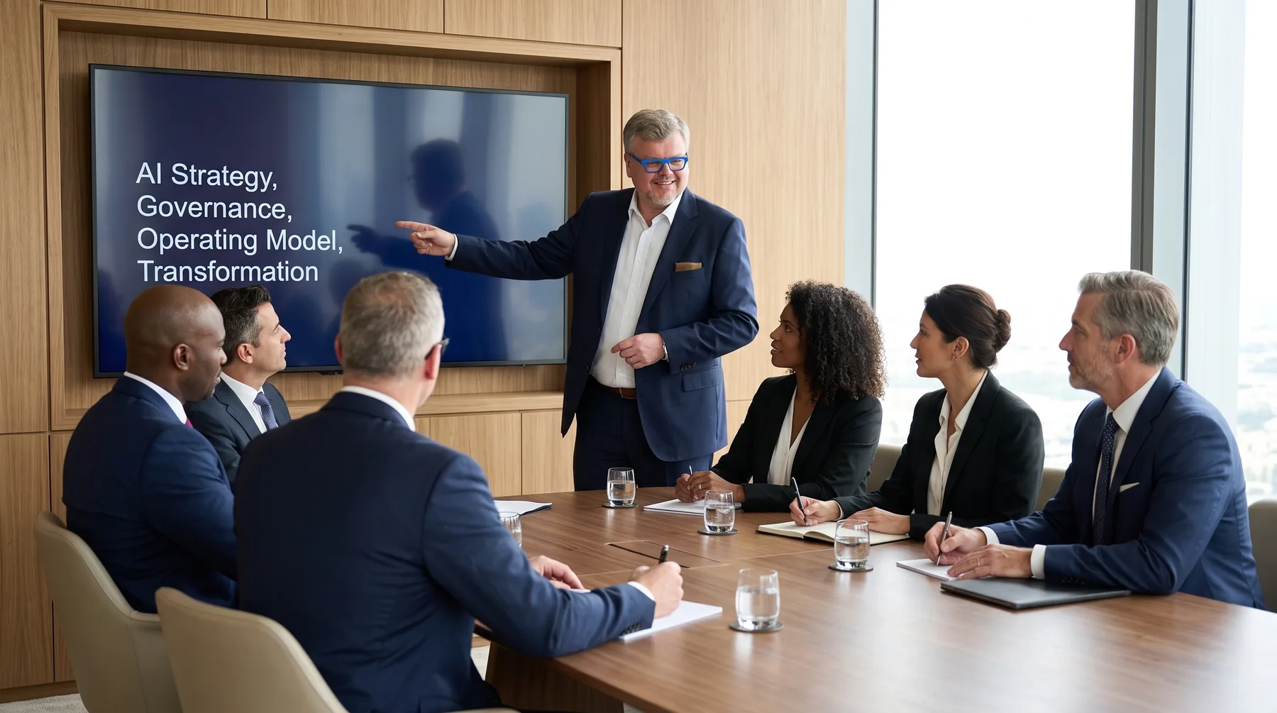 Enterprise transformation leadership session
